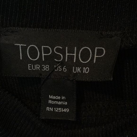 TopShop One shoulder maxi dress size 6 NWT - Picture 4 of 5